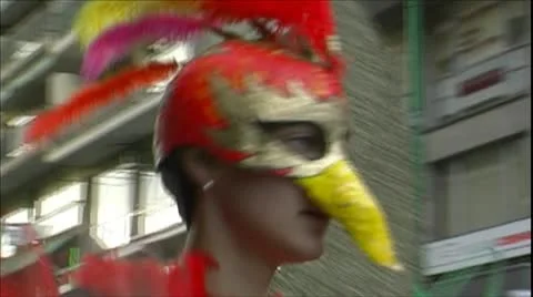 Carnival in Spain - NTSC Stock Footage 8987899