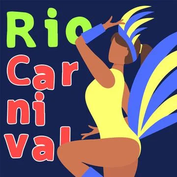 Carnival square banner. Stock Illustration