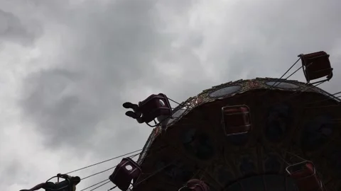 CARNIVAL SWING RIDE Stock Footage 158451683