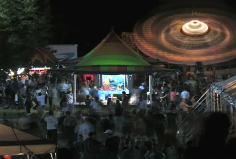 Carnival Time Lapse 3 Stock Footage 478673