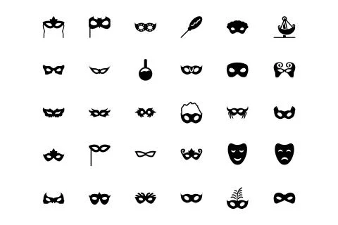 Carnival Vector Icons Stock Illustration