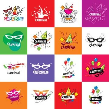 Carnival vector logo Stock Illustration