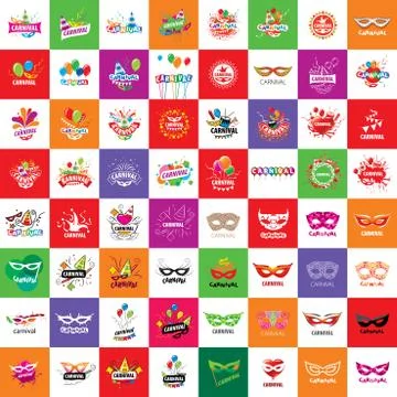 Carnival vector logo Stock Illustration