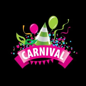 Carnival vector logo Stock Illustration