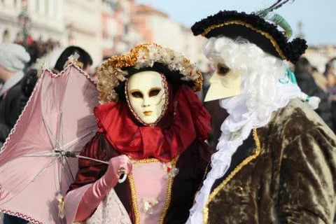Carnival in Venice Stock Photos