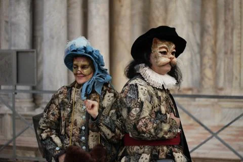 Carnival in Venice Stock Photos