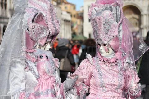 Carnival in Venice Stock Photos