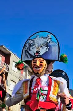 Carnival in Verin Spain Stock Photos