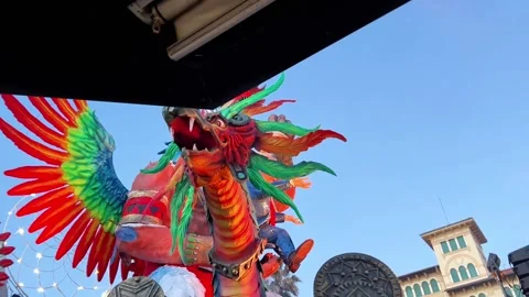Carnival of Viareggio 16 Stock Footage 341422685