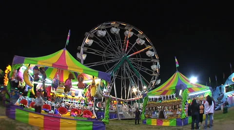 Carnival Wide Master Stock Footage 4092301