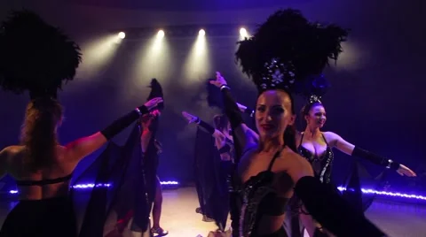 Carnival women dancing Stock Footage 66384342