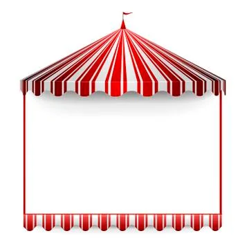 Carnivals tent frame Stock Illustration
