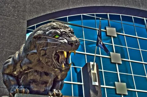 Carolina panthers statue Stock-Illustration