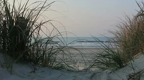 Carolina's beaches calling Stock Footage