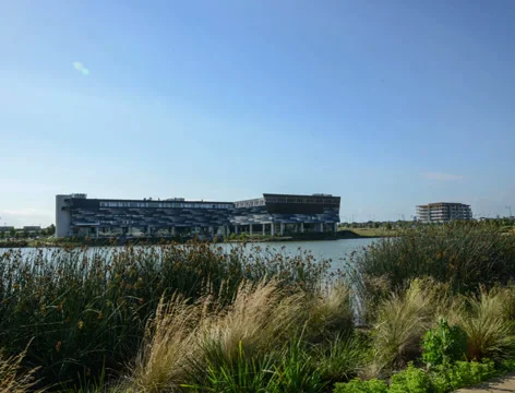 Caroline Spring lake Stock Footage 33713136