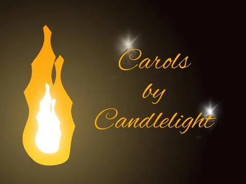 Carols by Candlelight Stock Illustration