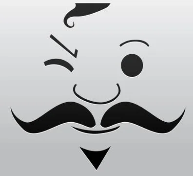 Caroon face Stock Illustration