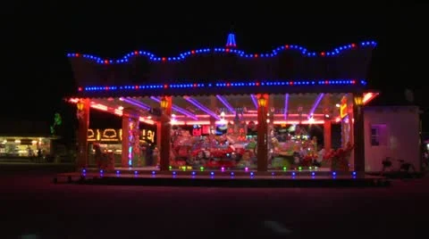 Carousel 02 Video stock 11059322