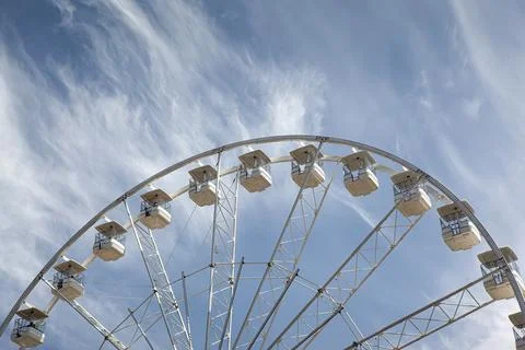 Carousel baskets at the funfair Stock Photos