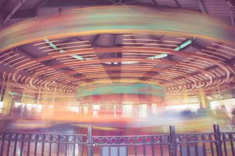 Carousel blur Stock Photos