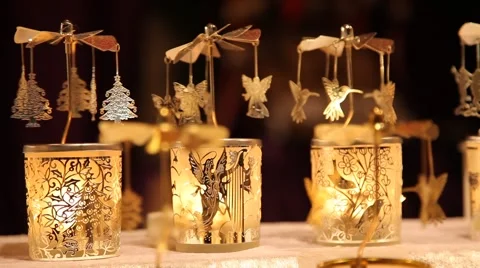 Carousel candle 2 Stock Footage 45427360