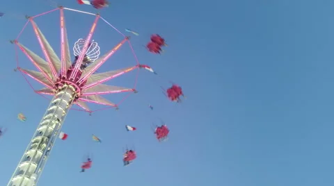 Carousel chain loopable video Stock Footage 52195502