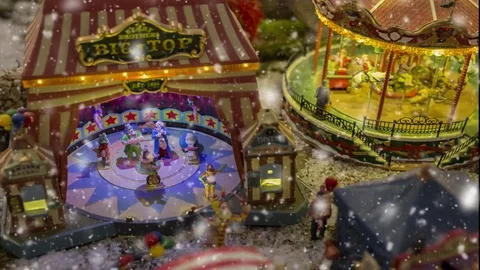 Carousel christmas Video stock 81578188