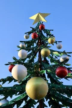 Carousel like Christmas tree Foto stock