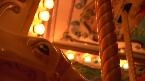 Carousel Close Shot Stock Footage 562661