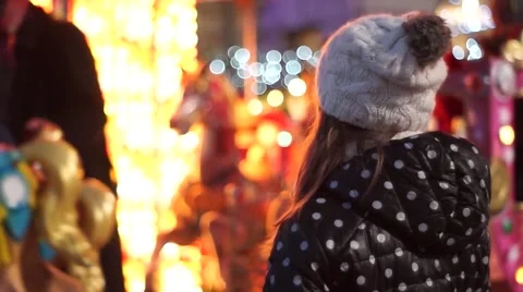 Carousel colorful Stock Footage 44962464