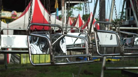 Carousel empty seats Video stock 262303073