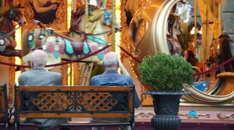 Carousel in Florence (4 of 5) Stock Footage 32197869