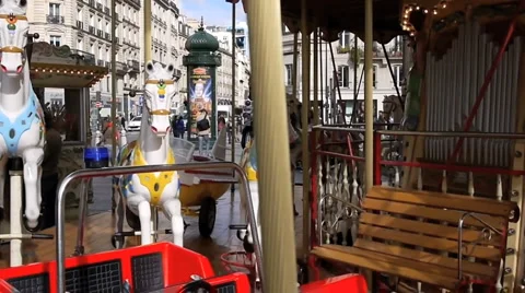 Carousel. Stock Footage 880699