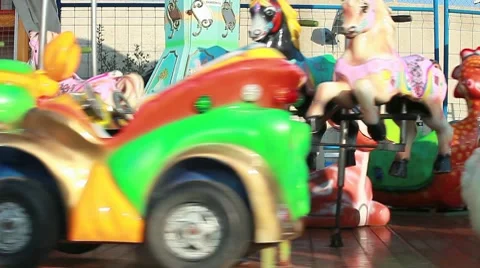 Carousel Stock Footage 8605264