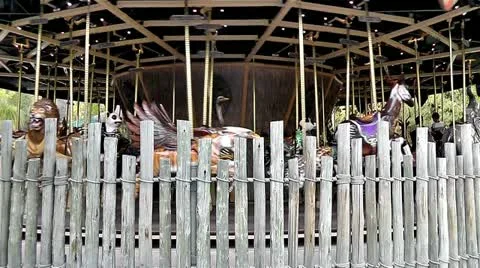 Carousel Stock Footage 10860738