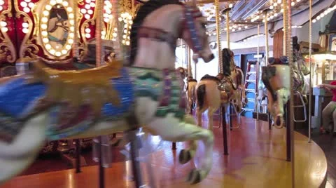 Carousel Stock Footage 11024915