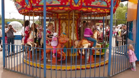 Carousel Stock Footage 24754753