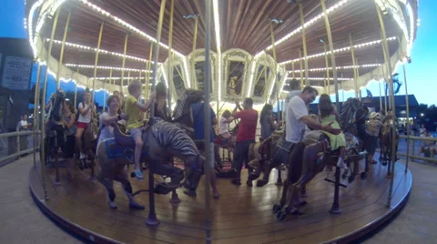 Carousel Stock Footage 29455404