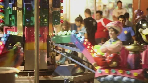 A carousel Stock-Footage 73268392