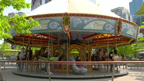Carousel Stock Footage 146995266