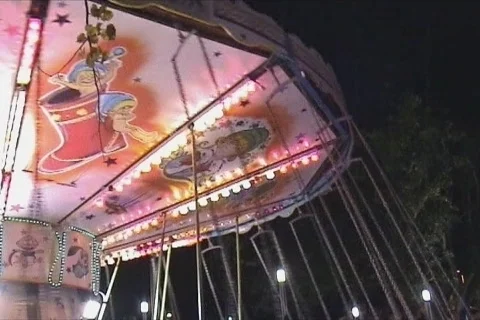 Carousel at fun fair Video stock 105003