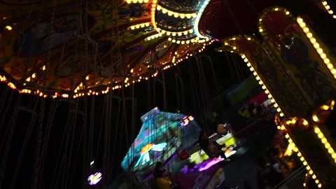 Carousel fun Stock Footage 169661723