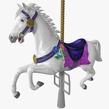 Carousel Horse 3D Model