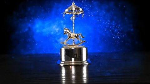 Carousel Horse Stock Footage 93811596