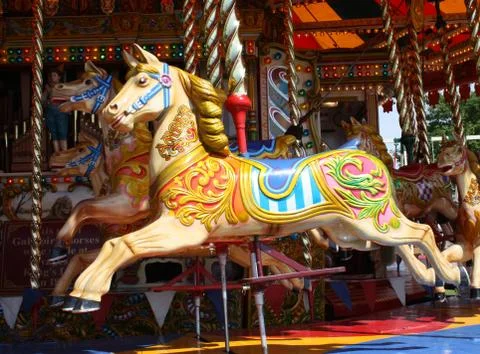 Carousel Horse. Stock Photos