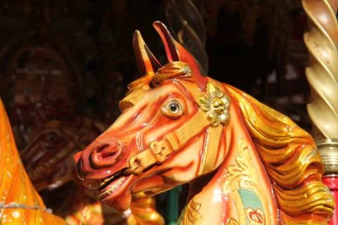 Carousel Horse. Stock Photos