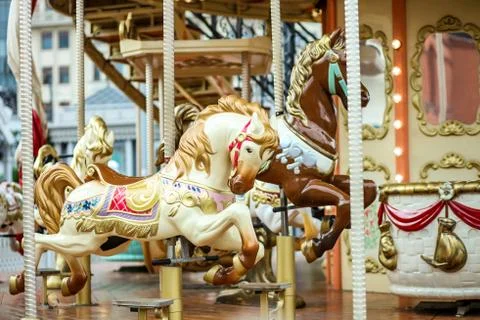 Carousel horse Stock Photos