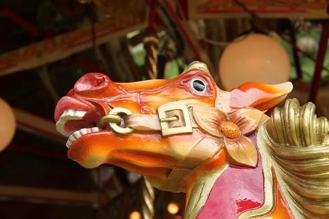 Carousel Horse. Stock Photos