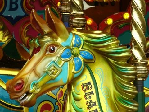 Carousel Horse Ride Stock Photos