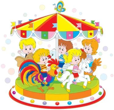 Carousel Stock Illustration